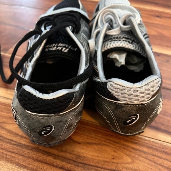 NWT ASICS Turbo Phantom Cobra/Black/Silver Size 10.5 Track & Field Running - Picture 6 of 8